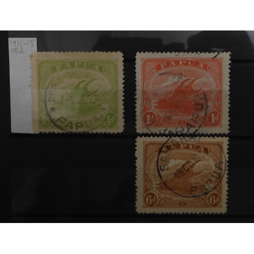 7028 - BRITISH COMMONWEALTHAUSTRALIA AND TERRITORIES a good collection on stock sheets Kangaroos up to 2/s,... 