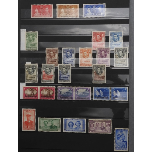 7034 - BRITISH AFRICA BASUTOLAND on stock sheets to include 1933 set mint, 1938 set mint, 1938 set mint, 19... 