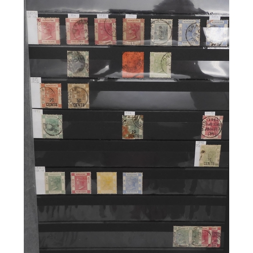 7038 - BRITISH COMMONWEALTHHONG KONG an excellent collection on stock sheets to include sg1 unused, sg2 to ... 