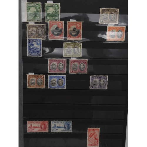 7040 - BRITISH COMMONWEALTHGRANADA a collection on stock sheets to include sg42 unused, 1895 set mint, 1902... 