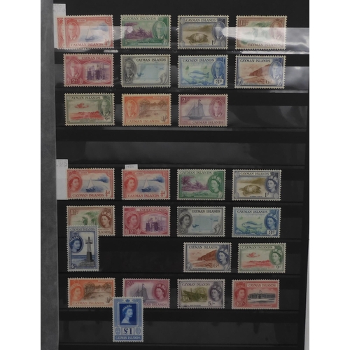 7042 - BRITISH COMMONWEALTHCAYMAN ISLANDS a collection in stock sheets to include 1902 set mint, 1912 set m... 