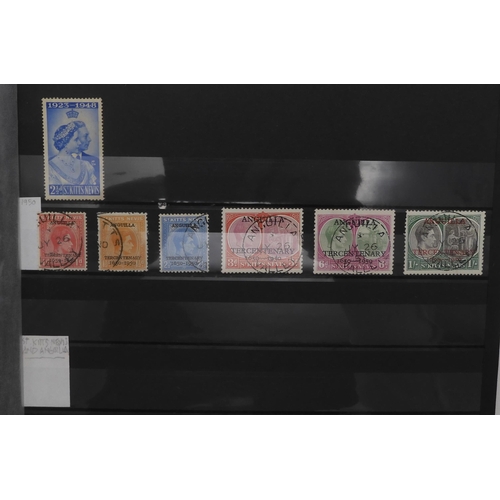 7047 - BRITISH COMMONWEALTH ISLAND STATES a collection on stock sheets ST. HELENA sg1 imperf used, sg4 impe... 