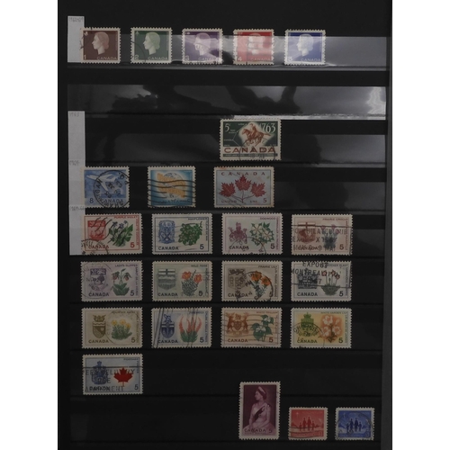 7049 - BRITISH COMMONWEALTH a collection on stock sheets CANADA and CROWN COLONIES a collection on stock sh... 