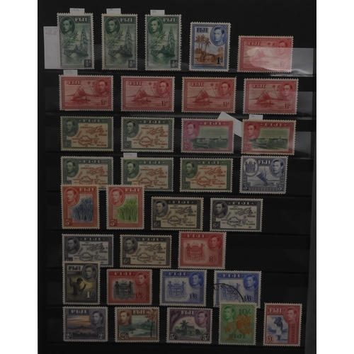 7051 - BRITISH COMMONWEALTH FIJI a collection on stock sheets to include early examples 1871 1/d perf unuse... 