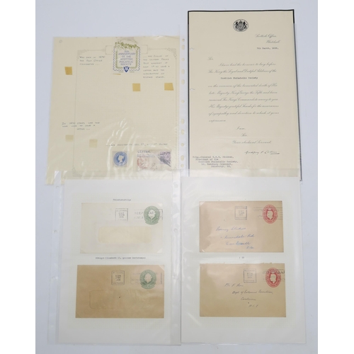 7062 - EDINBURGH & LEITH STAMP COLLECTORS CLUB 1890 SCOTTISH PHILATELIC SOCIETY 1895A collection of doc... 