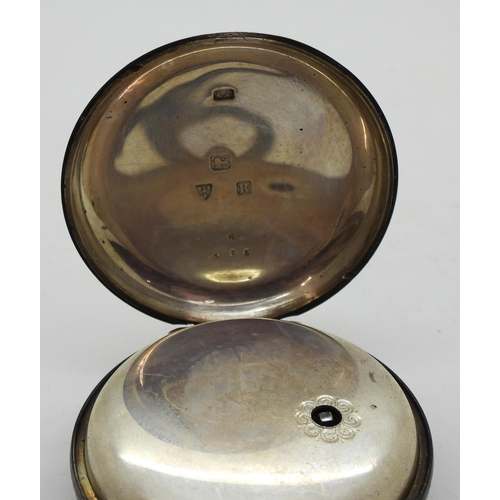 880 - A silver cased John Forrest pocket watch with a decorative dial, Chester hallmarks for 1900, diamete... 