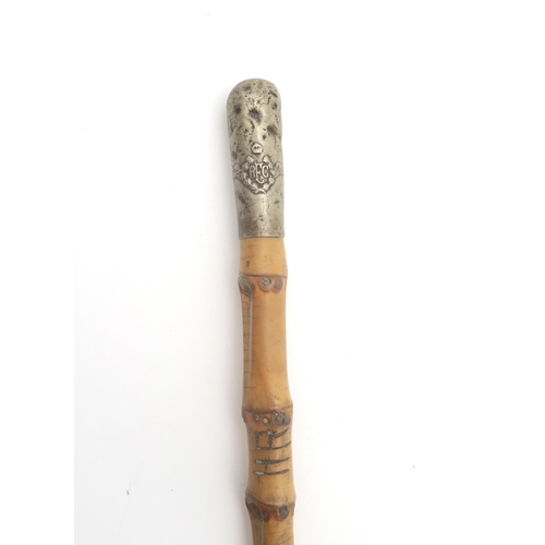 418 - A WW1 Royal Flying Corps bamboo swagger stick, approx. 66cm in length