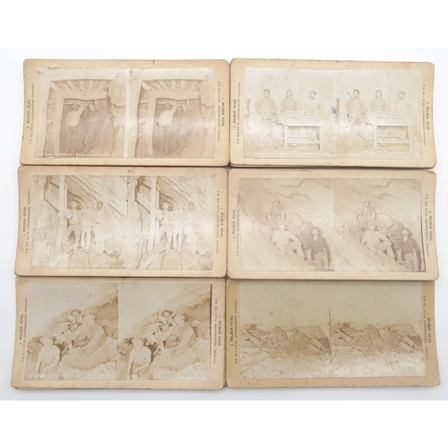 447 - A mixed lot, to include a stereoscopic viewer, with a series of slides depicting scenes of South Afr... 