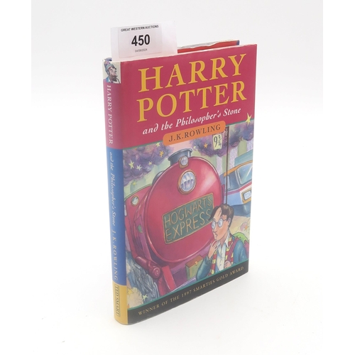 450 - Rowling, J.K. Harry Potter and the Philosopher's StoneTed Smart for The Book People, 1998, third pri... 