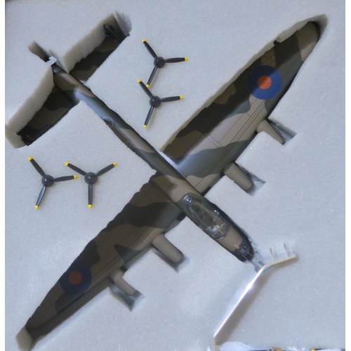 466 - Three boxed military aircraft by Bravo Delta Models: Avro Lancaster Dambuster 