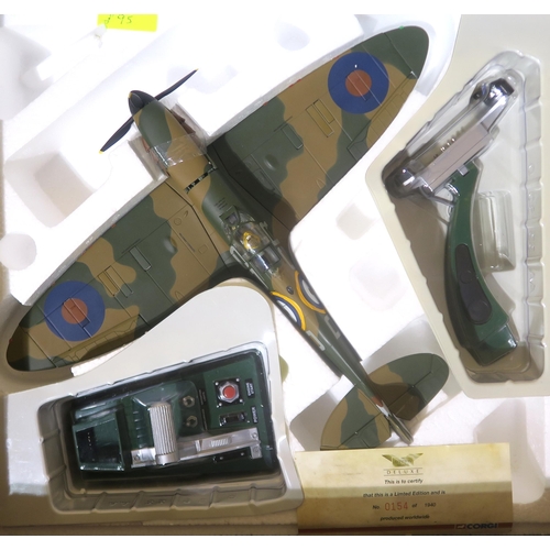 469 - Corgi Aviation Archive 1:72-scale: AA36204 War War II in Winter J-8 Gladiator with Ski's and Diorama... 