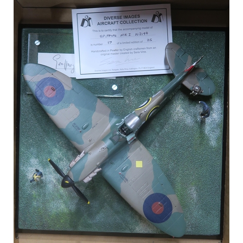 470 - Diverse Images Aircrafts Collection: Supermarine Spitfire Mk1XC ML124 (no. 17 of 50), Messerschmitt ... 