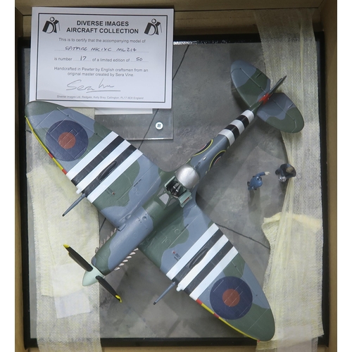 470 - Diverse Images Aircrafts Collection: Supermarine Spitfire Mk1XC ML124 (no. 17 of 50), Messerschmitt ... 