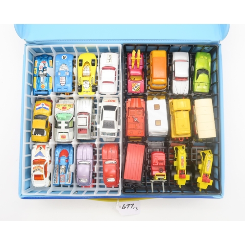 477 - Three Matchbox Carry Cases, each holding forty-eight vehicles (3)