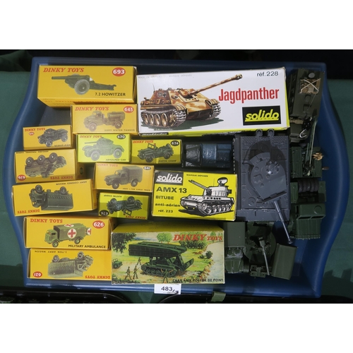 483 - *WITHDRAWN* For remaining items in this lot please see lot 483A A collection of loose model military... 