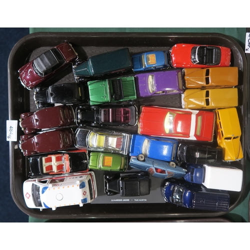 484 - A large assortment of loose model vehicles of mixed age and scale, including many Dinky, Corgi and M... 