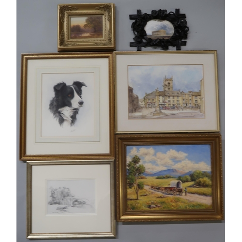 931 - A COLLECTION OF ARTWORKS  To include Frederick Stafford, Sir George Reid, Rowley, Norah Allen, Eliza... 