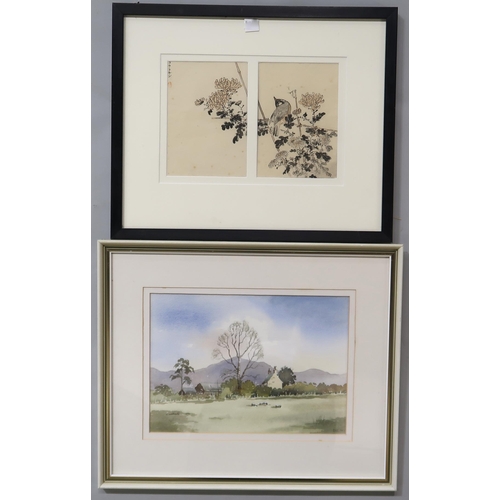 934 - A COLLECTION OF WATERCOLOURS To include Ronald Morgan, Alice Kitching, B.L Gibson (5)... 