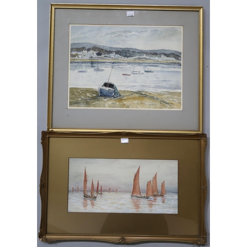 935 - A COLLECTION OF WATERCOLOURS  To include Charles Simpson, G. Downs, Edward, Tom McNeill an... 