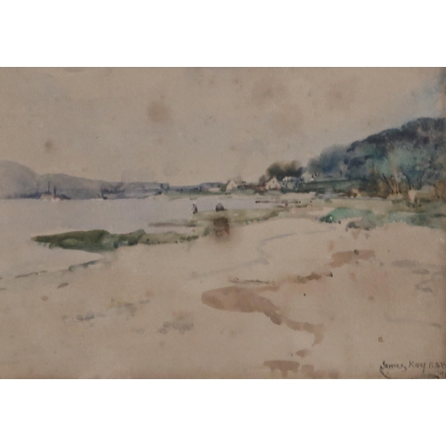 978 - JAMES KAY RSA RSW (SCOTTISH 1858-1942) ON THE CLYDE Watercolour, signed lower right, dated (19)98 15... 