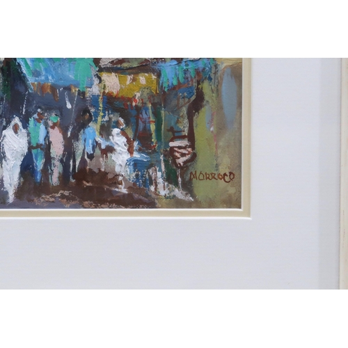 986 - TOM GARDNER (SCOTTISH CONTEMPORARY) MOROCCO Oil on board, signed lower left, title inscrib... 