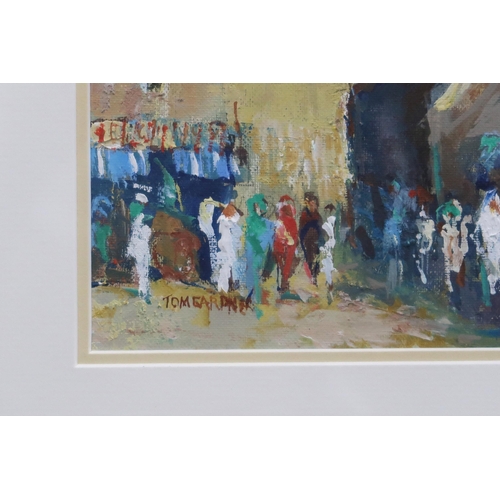 986 - TOM GARDNER (SCOTTISH CONTEMPORARY) MOROCCO Oil on board, signed lower left, title inscrib... 