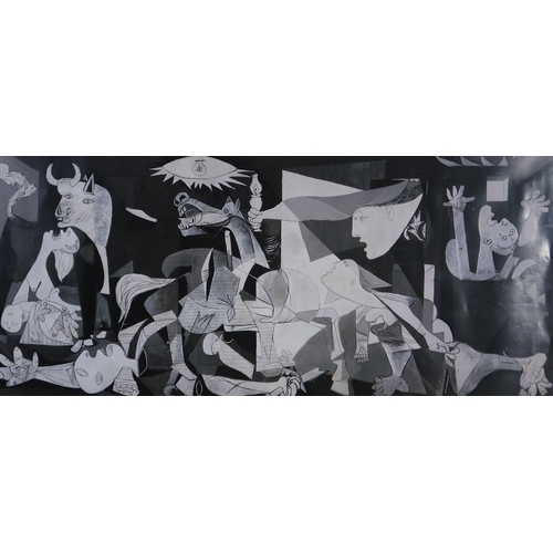 987 - AFTER PABLO PICASSO (SPANISH 1881-1973) GUERNICA Print multiple, 45 x 87cm Together w... 