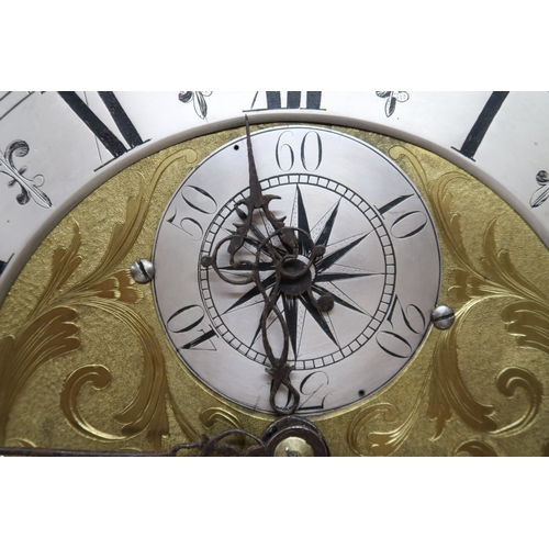 2008A - A 19TH CENTURY MAHOGANY CASED SAM HARPER, IRVINE GRANDFATHER CLOCKWith brass ormolu mounted face wit... 