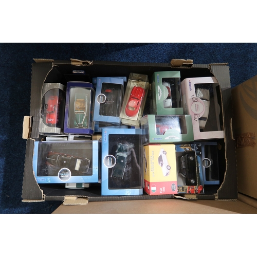 485A - A very large quantity of packaged diecast model vehicles, to include contemporary Dinky, Solido, Oxf... 