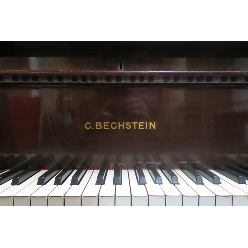 2018A - AN EARLY 20TH CENTURY MAHOGANY CASED C. BECHSTEIN, BERLIN GERMANY OVERSTRUNG BABY GRAND PIANO s... 