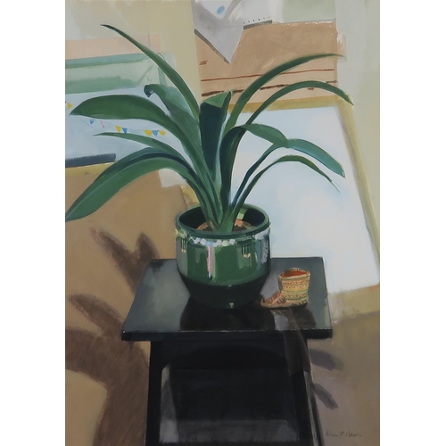 964 - HELEN F. WILSON RSW RGI PAI (SCOTTISH b.1954) STILL LIFE Watercolour, signed lower right, ... 