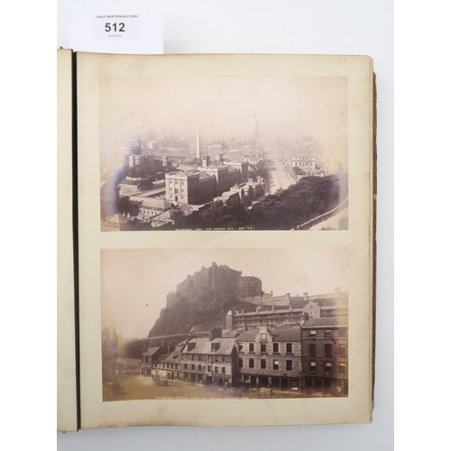 512 - Valentine, James (photographer) Photographs Scottish SceneryPublished by J. Valentine, Dundee, 44 al... 