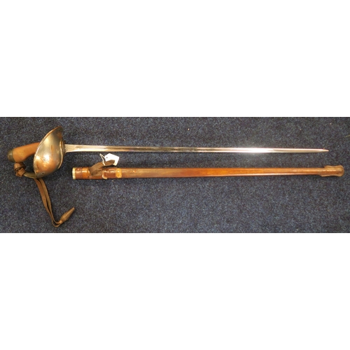 540 - A 1908 pattern cavalry trooper's sword by Wilkinson, the blade measuring approx. 88cm in length and ... 