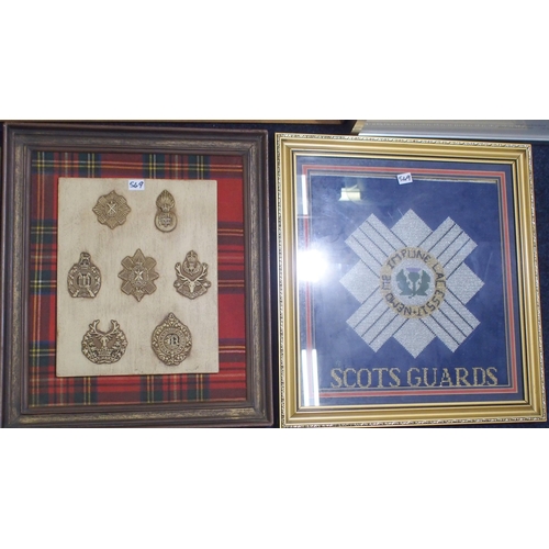 549 - A quantity of regimental prints to include 2nd Battalion Scots Guards Battle of Tumbledown Moun... 