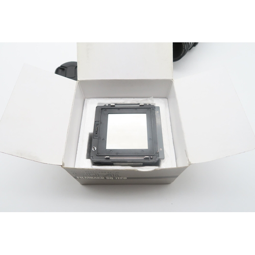 551 - A Zenza Bronica SQ-Am camera body fitted with a Macro Zenzanon-PS 1:4 f=110mm lens; and boxed SQ-Ai ... 