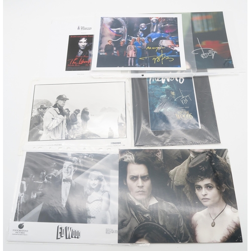 559 - Johnny Depp - a collection of photographs and other publicity material, much bearing signatures and ... 