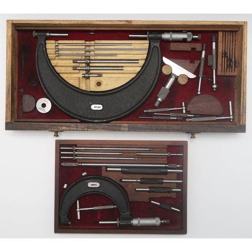 595 - A well-made oak tool chest, containing a large selection of precision engineer's tools, including va... 