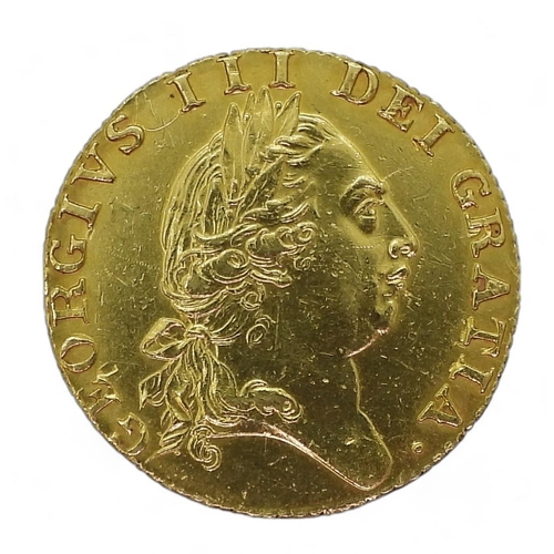 467 - GEORGE III (1760-1820) 1 GUINEA 1787ObverseLaureate portrait of King George III right, legend around... 