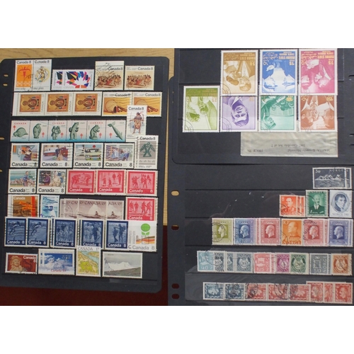 476A - A stamp collection on stock sheets and in albums with new and used examples with Space Exploration t... 