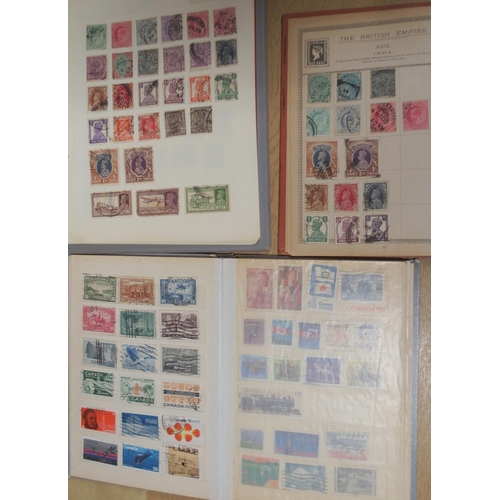 477 - A worldwide stamp collection in stock books and albums with many thousands of loose stamps mostly us... 