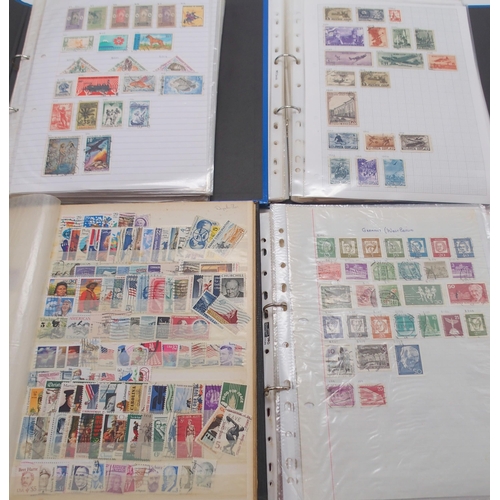 478 - A collection of stamps and covers together with novelty postcards and topographical photographs of S... 