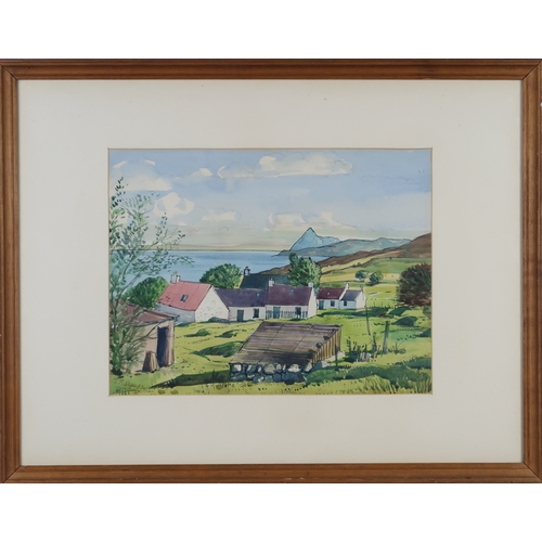 2903 - † TOM SHANKS RSW RGI (SCOTTISH 1921-2020)HIGH CORRIE ARRANWatercolour, signed and inscribed lower le... 