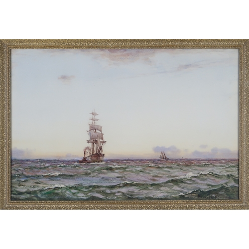 2905 - PATRICK DOWNIE RSW (SCOTTISH 1871-1945)FIRTH OF CLYDE, HEADING HOMEWatercolour, signed lower right, ... 