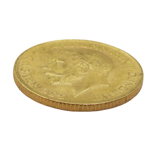 407 - GEORGE V (1910-1936) 1 Sovereign 1915Obverse bust of King George V facing left legend around  GEORGI... 