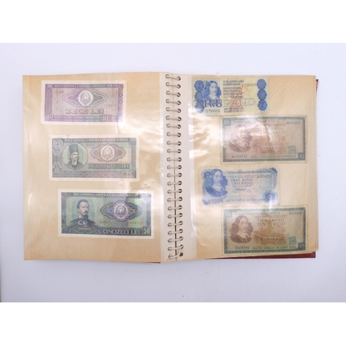 456 - An album of worldwide banknotes