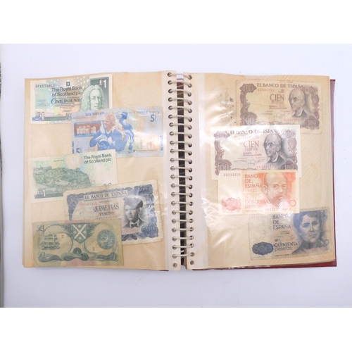 456 - An album of worldwide banknotes