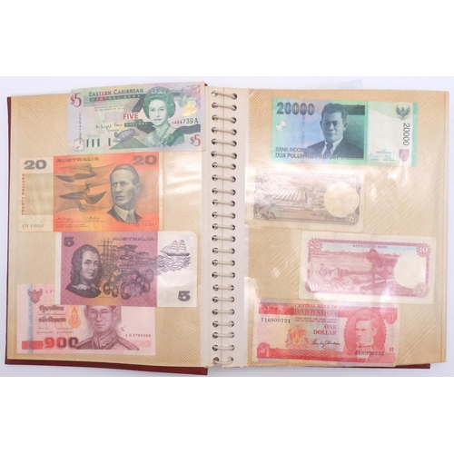 456 - An album of worldwide banknotes