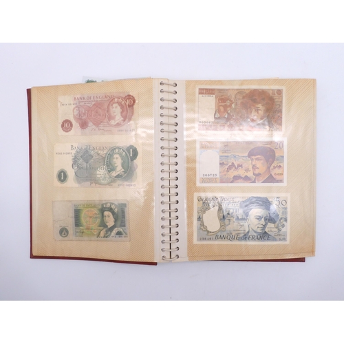 456 - An album of worldwide banknotes