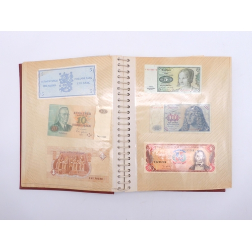 456 - An album of worldwide banknotes