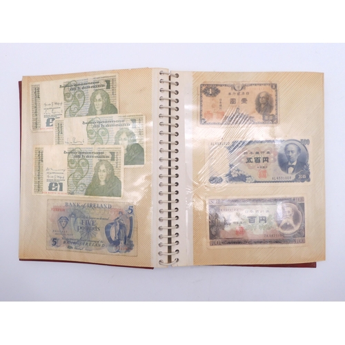 456 - An album of worldwide banknotes